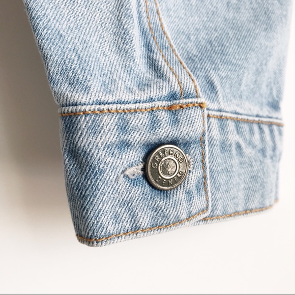 GRLFRND Lacy Cropped Denim Jacket - Picture 12 of 15